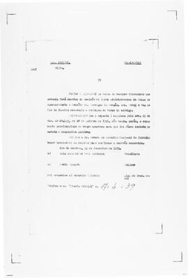 Acórdão nº 00137 de 1938