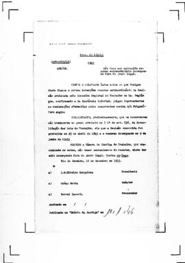 Acórdão nº 01053 de 1945