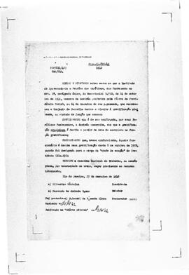 Acórdão nº 00214 de 1941