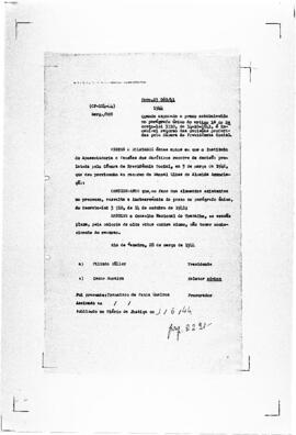 Acórdão nº 00104 de 1941