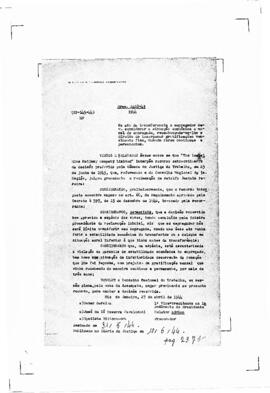 Acórdão nº 00145 de 1943