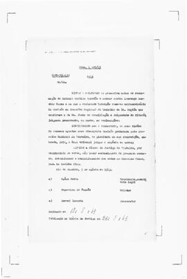 Acórdão nº 00354 de 1943