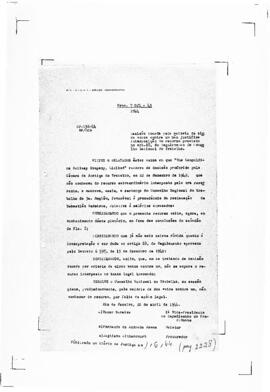 Acórdão nº 00138 de 1943