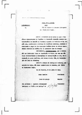 Acórdão nº 00604 de 1944