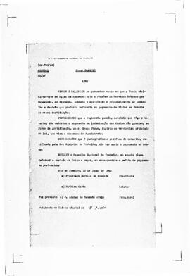 Acórdão nº 00739 de 1940