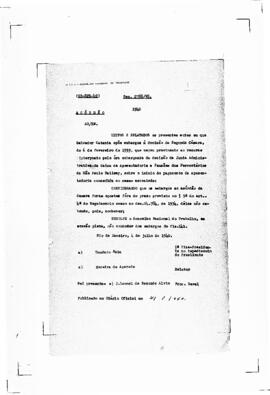 Acórdão nº 00821 de 1938