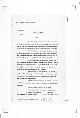 Acórdão nº 00340 de 1938