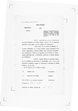 Acórdão nº 00167 de 1940