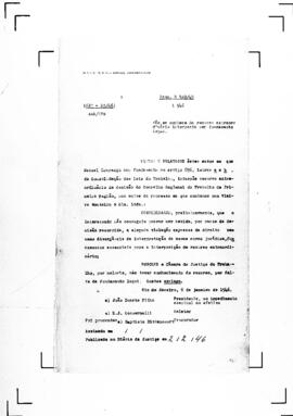 Acórdão nº 00023 de 1945