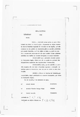 Acórdão nº 00272 de 1942