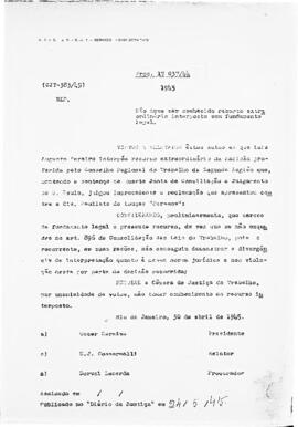 Acórdão nº 00383 de 1944