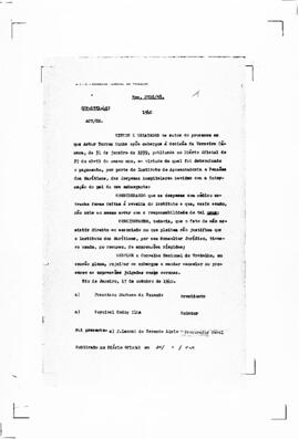 Acórdão nº 01331 de 1938