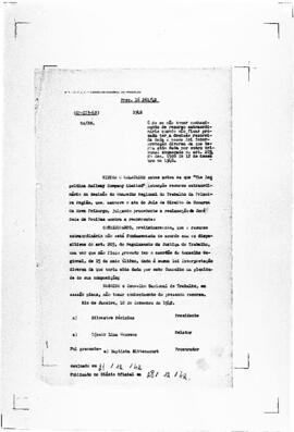 Acórdão nº 00213 de 1942