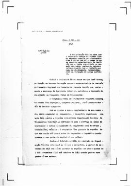 Acórdão nº 00842 de 1945