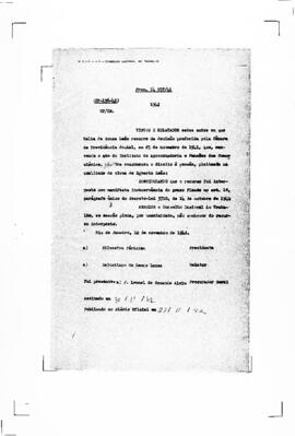 Acórdão nº 00196 de 1941