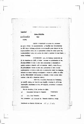 Acórdão nº 00007 de 1939