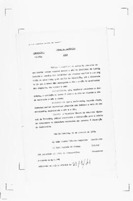 Acórdão nº 00016 de 1940