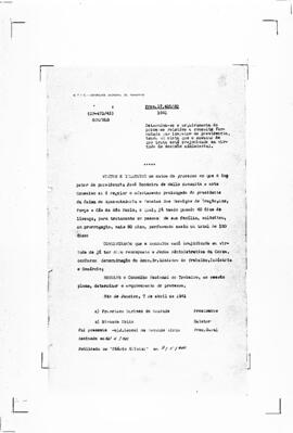 Acórdão nº 00471 de 1940