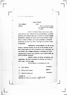 Acórdão nº 00884 de 1945