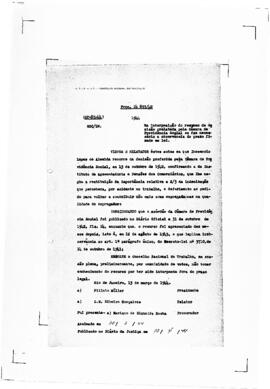 Acórdão nº 00085 de 1942