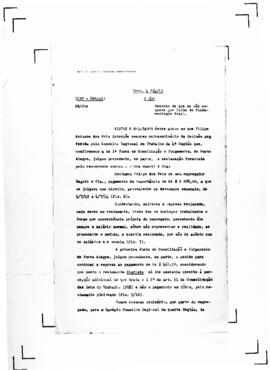 Acórdão nº 00865 de 1945