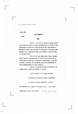 Acórdão nº 01036 de 1938