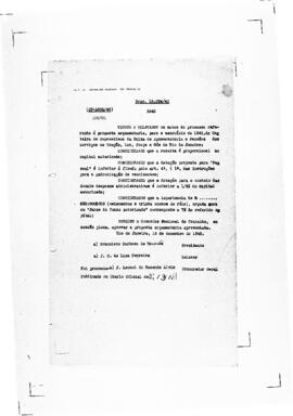 Acórdão nº 01605 de 1940