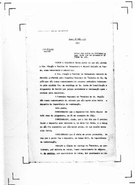 Acórdão nº 00819 de 1945