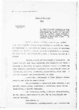 Acórdão nº 00558 de 1945