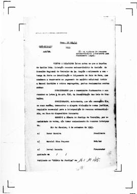 Acórdão nº 00813 de 1945