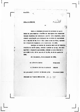 Acórdão nº 00361 de 1934