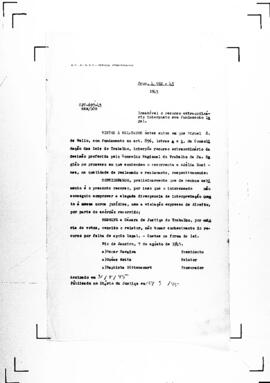 Acórdão nº 00697 de 1945