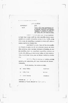 Acórdão nº 00233 de 1942