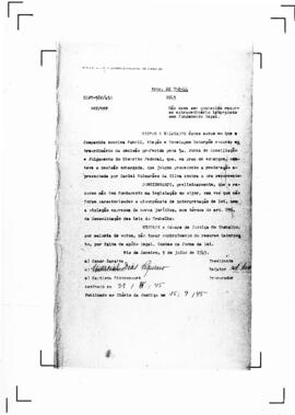 Acórdão nº 00582 de 1944