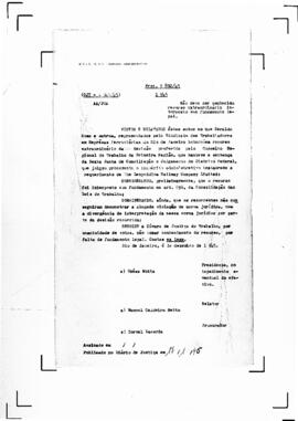 Acórdão nº 01045 de 1945