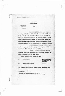 Acórdão nº 00168 de 1942