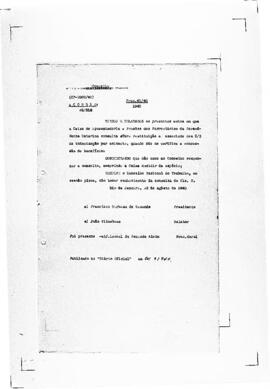 Acórdão nº 01007 de 1940