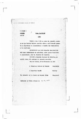 Acórdão nº 00247 de 1939