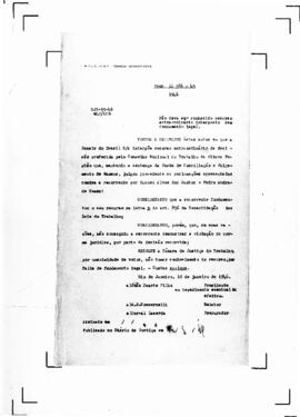 Acórdão nº 00033 de 1945