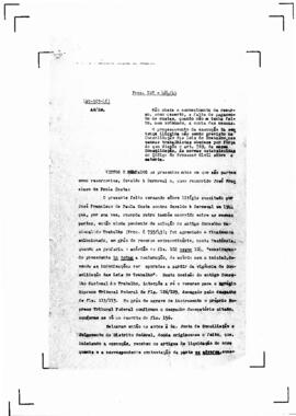 Acórdão nº 00303 de 1945