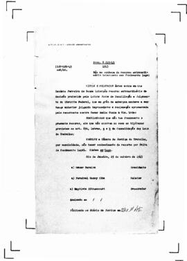 Acórdão nº 00926 de 1945