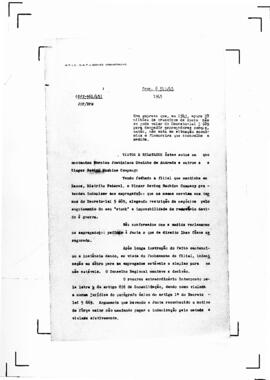 Acórdão nº 00961 de 1945