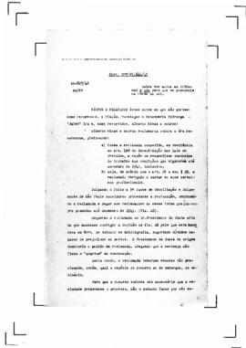 Acórdão nº 00827 de 1945