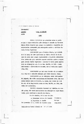 Acórdão nº 00634 de 1937