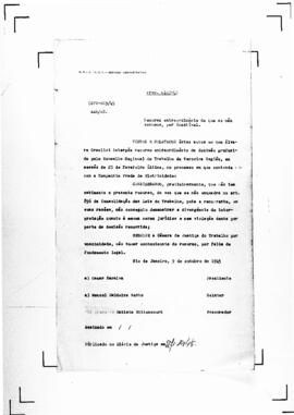 Acórdão nº 00883 de 1945