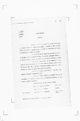 Acórdão nº 00085 de 1939