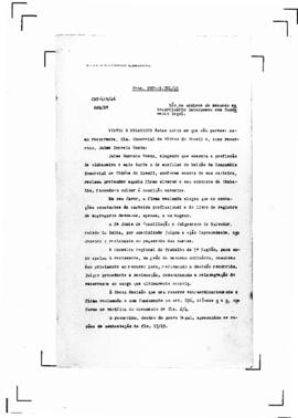 Acórdão nº 00419 de 1945