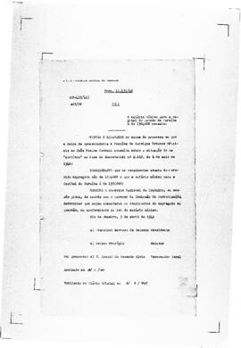 Acórdão nº 00417 de 1940