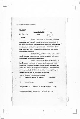 Acórdão nº 00016 de 1939