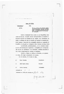 Acórdão nº 00285 de 1943